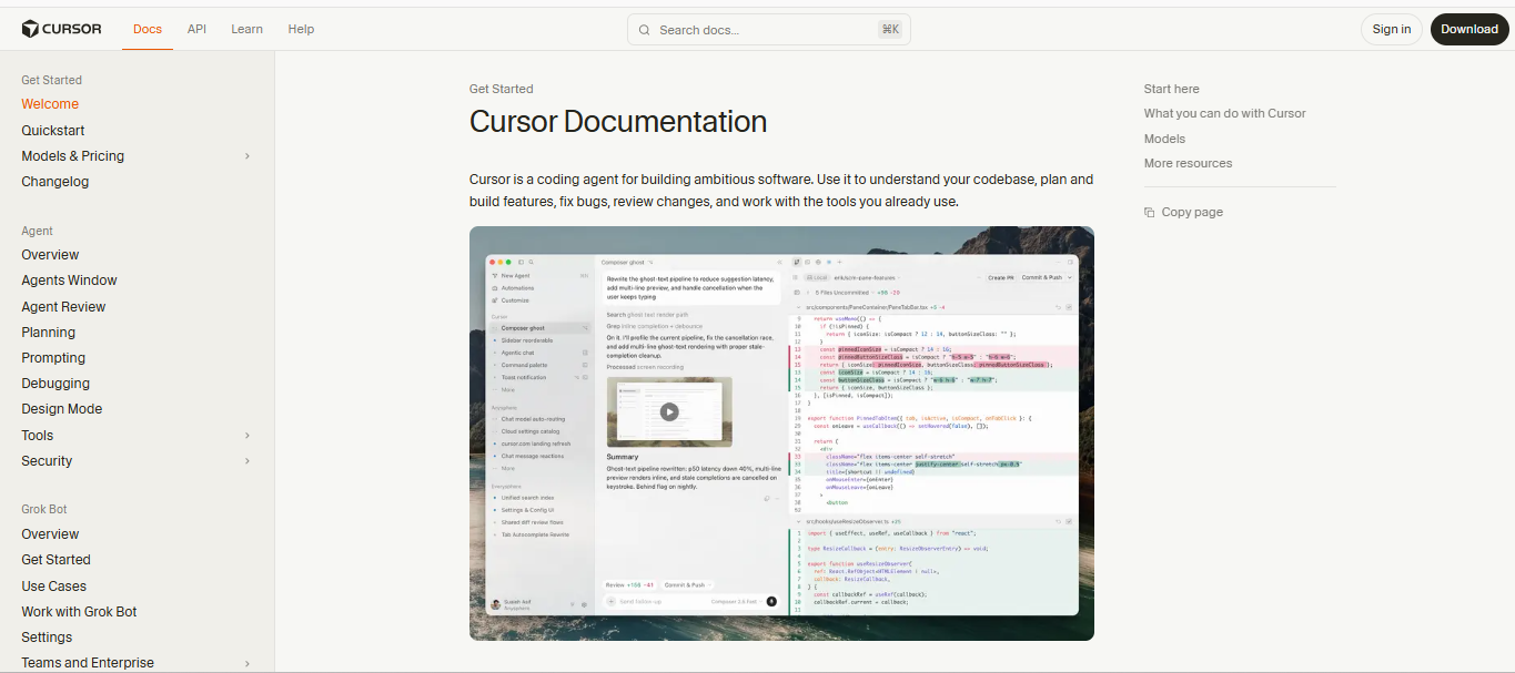 Cursor screenshot 2
