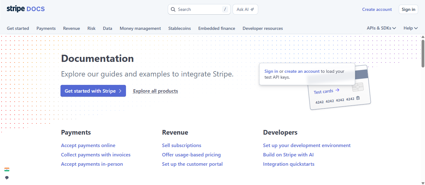 Stripe screenshot 2