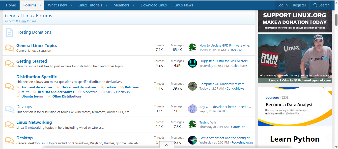 Linux screenshot 2