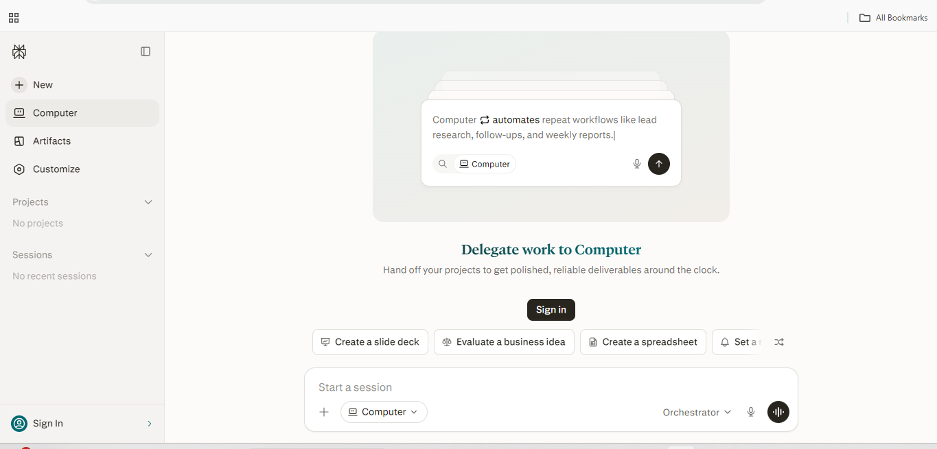 Perplexity screenshot 2