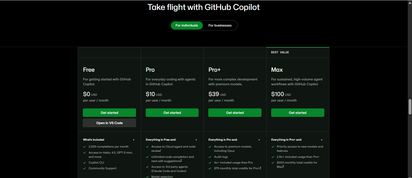GitHub Copilot screenshot 2