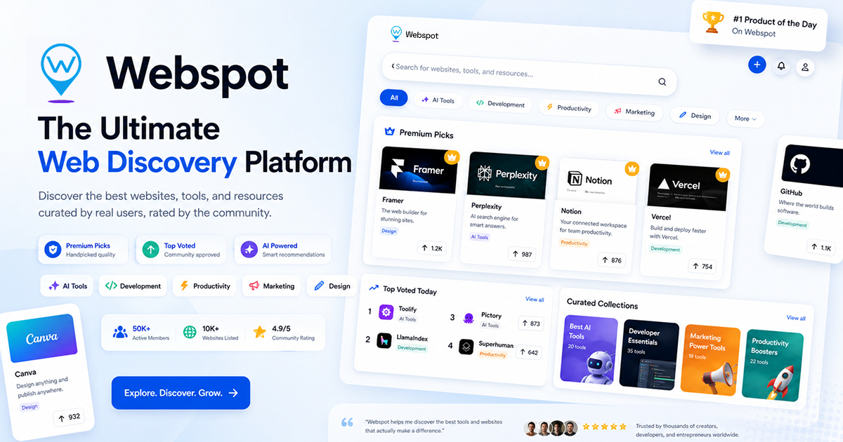 Webspot screenshot 1