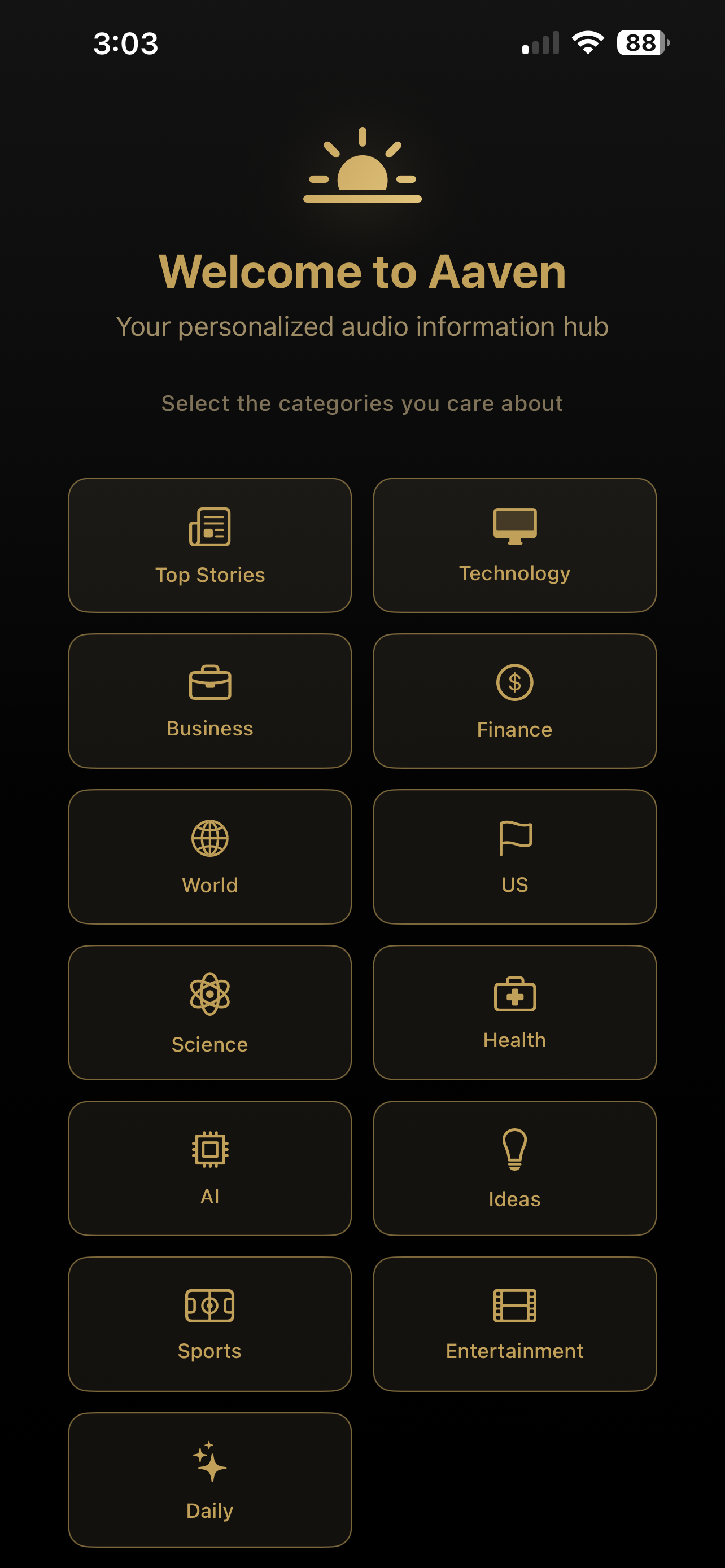 Aaven — News & Audio screenshot 2