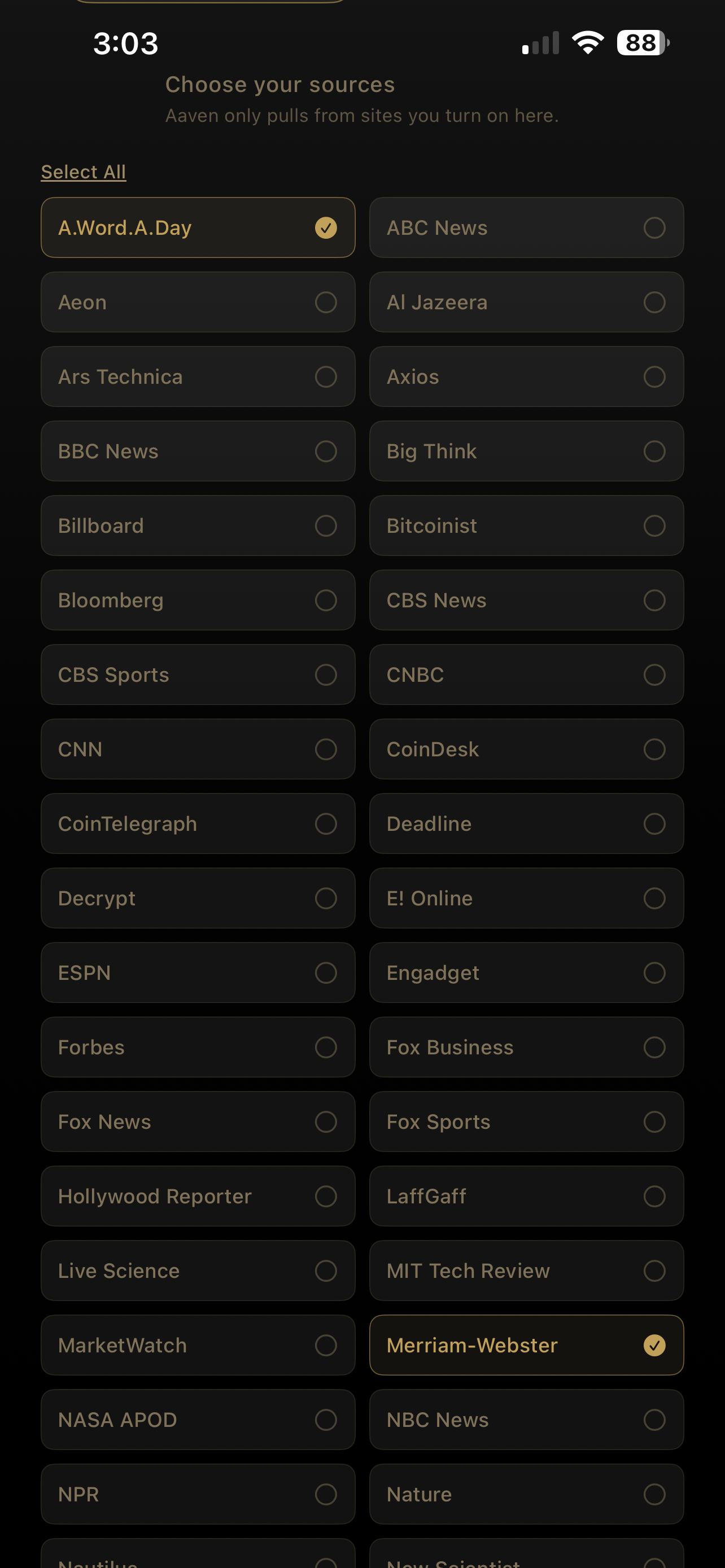 Aaven — News & Audio screenshot 3