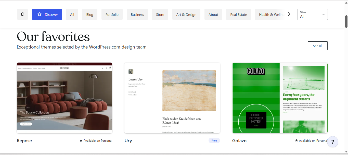 WordPress screenshot 2