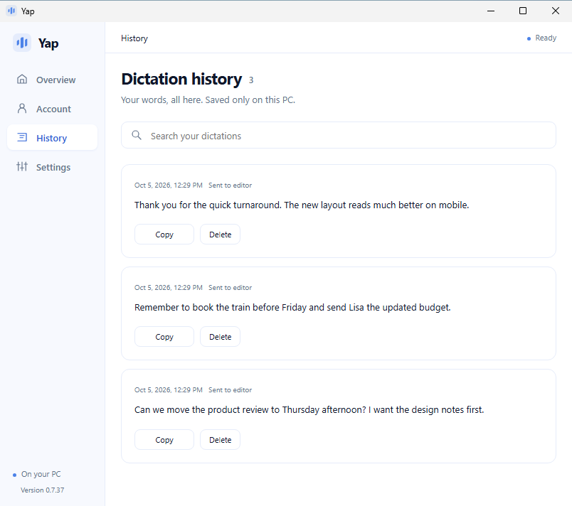 Yap screenshot 3