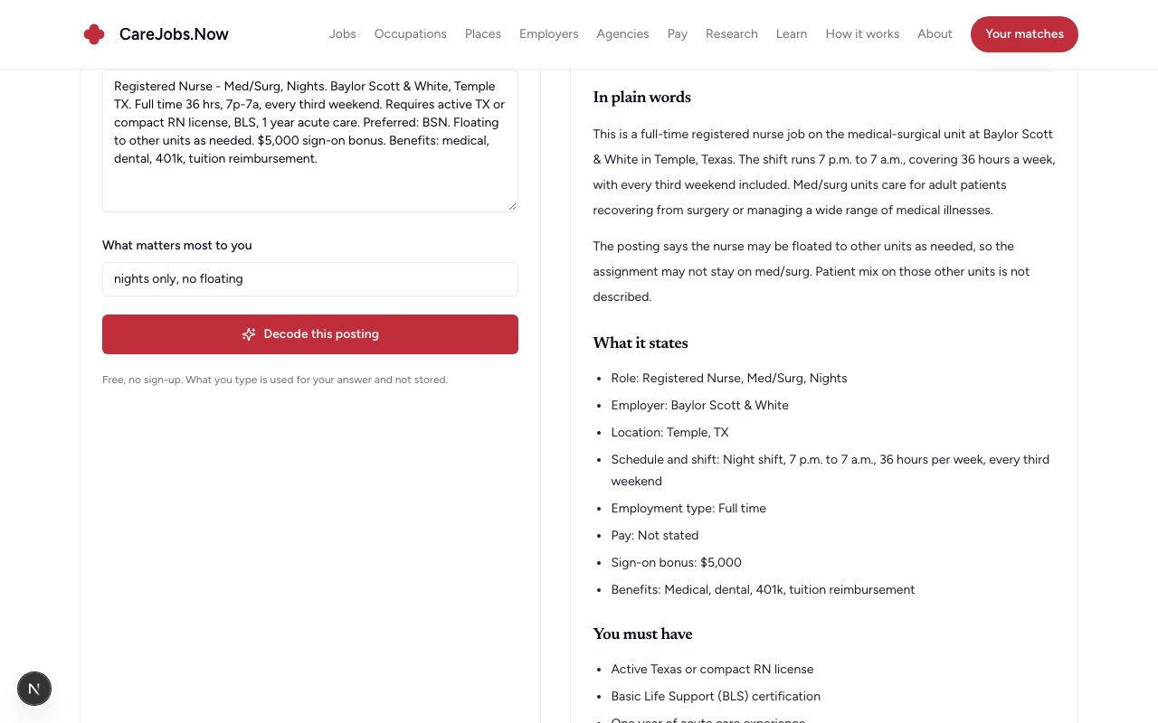 CareJobs AI Career Tools screenshot 3