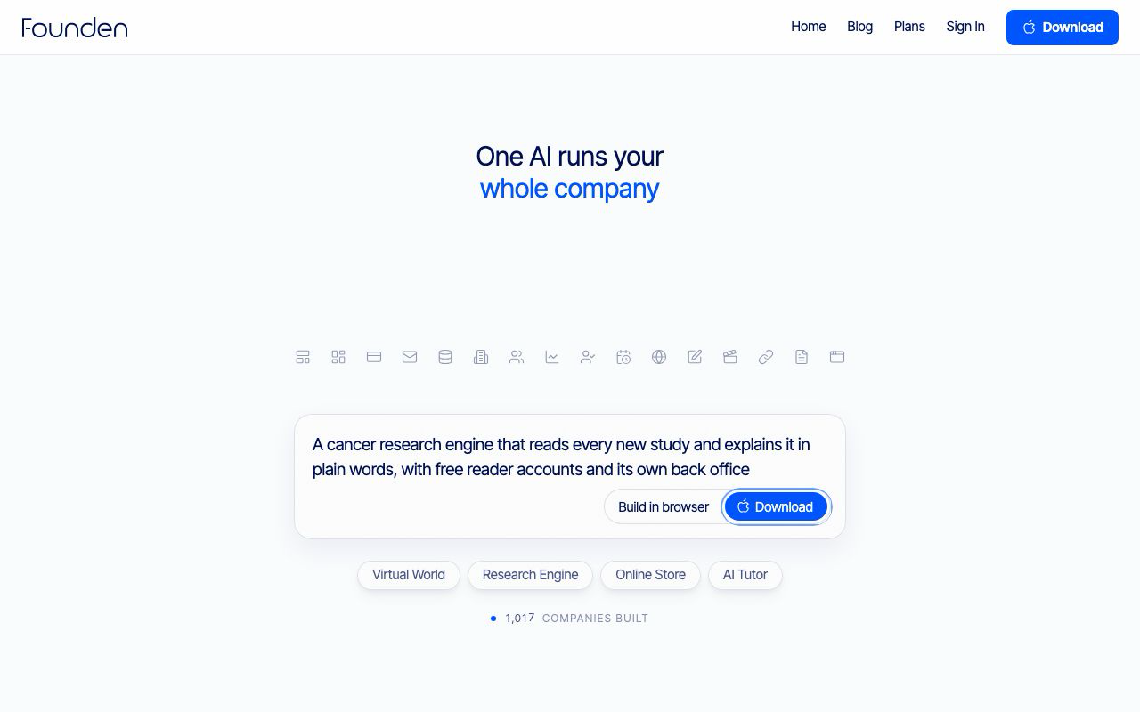 Founden screenshot 1