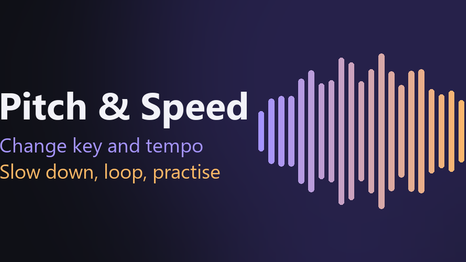 Music Pitch & Speed Changer screenshot 1